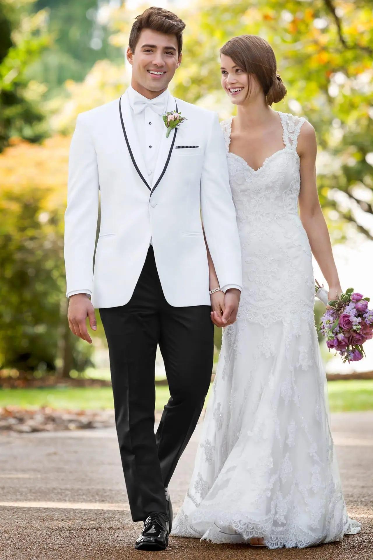 ivory bridal suit