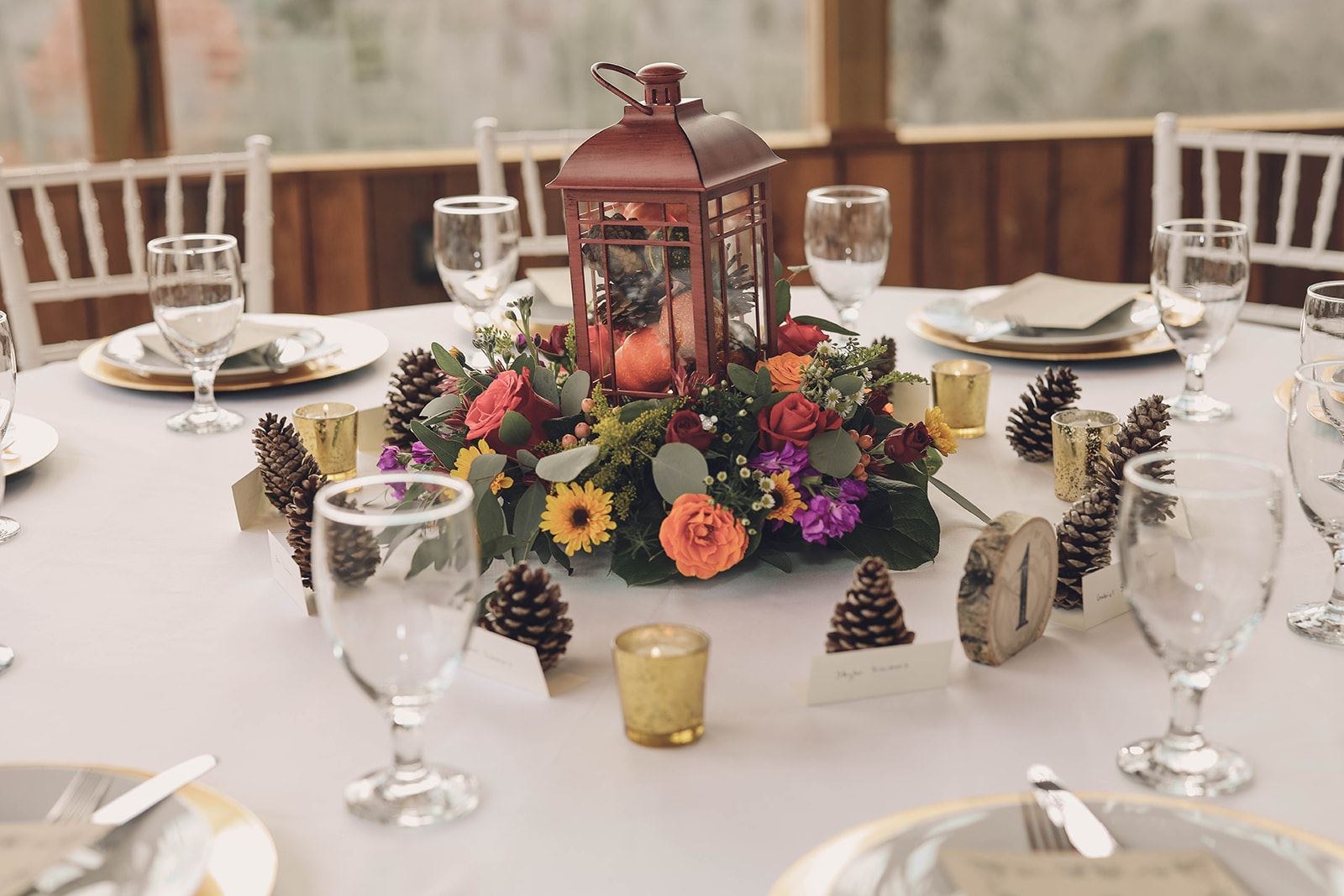 Lewallen Farms, wedding table decor, Table Numbers