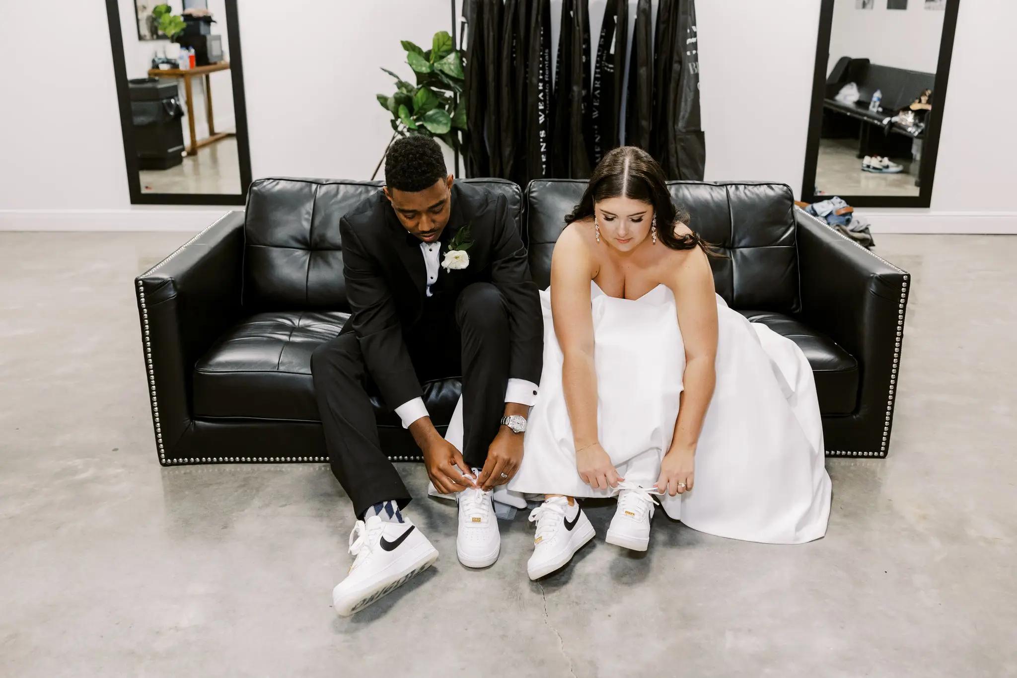 Bride and Groom Streetwear Sneakers