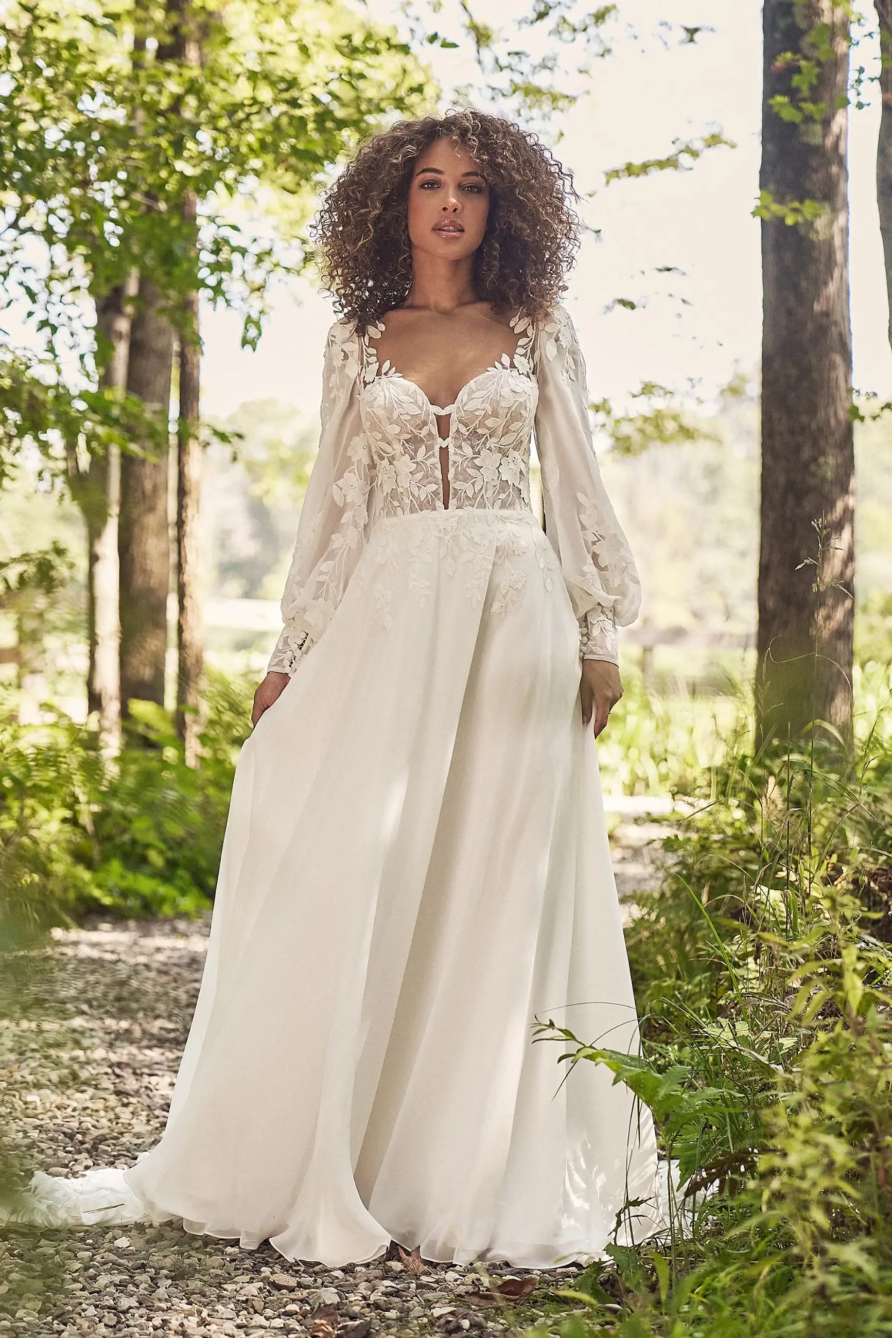 aline wedding gown