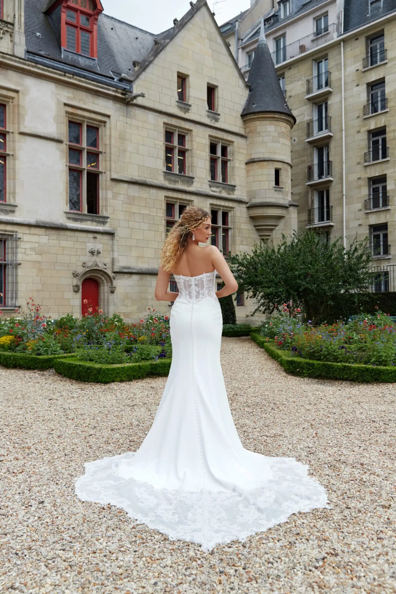 column wedding dress