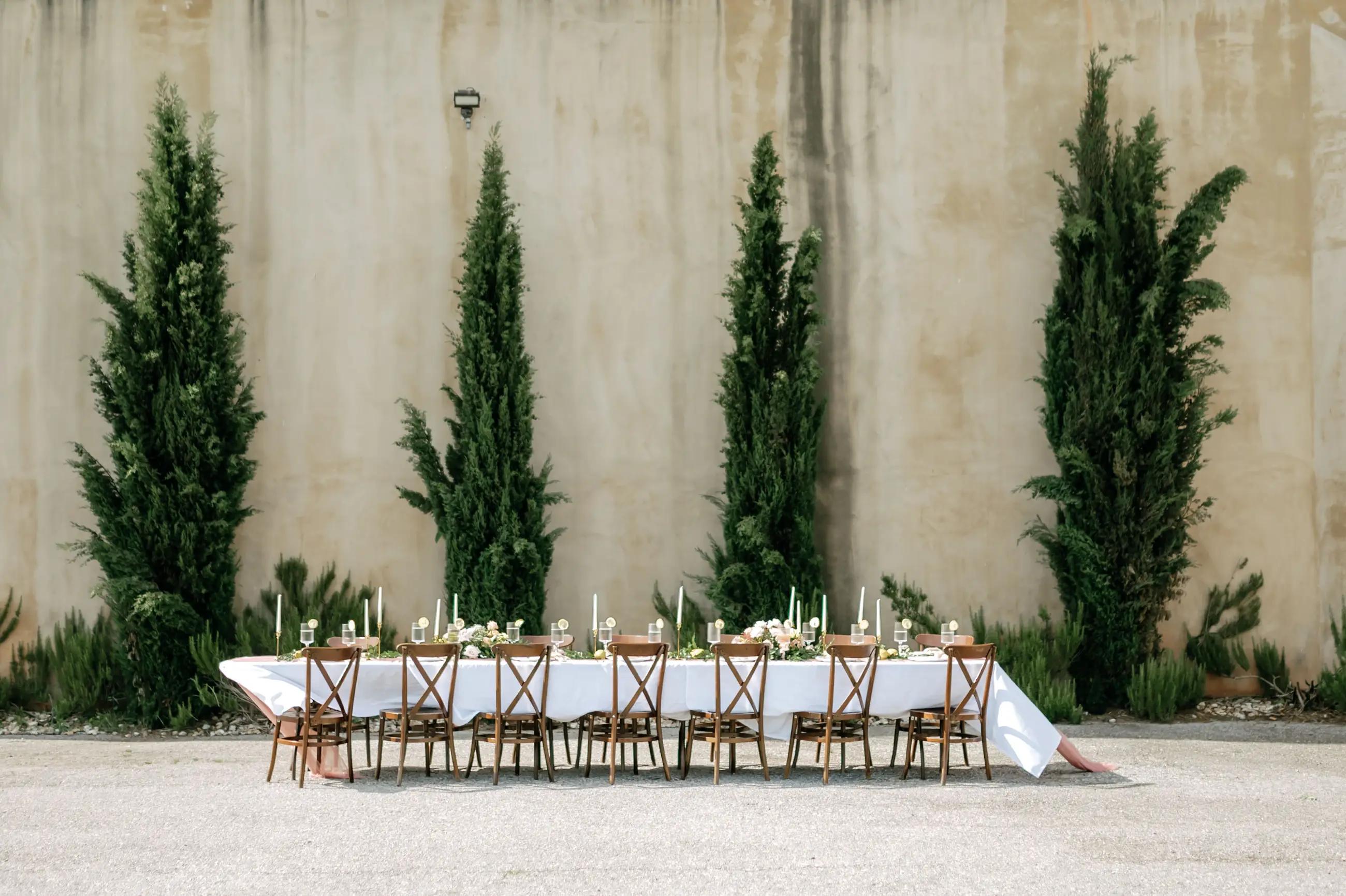 wedding table italian summer 