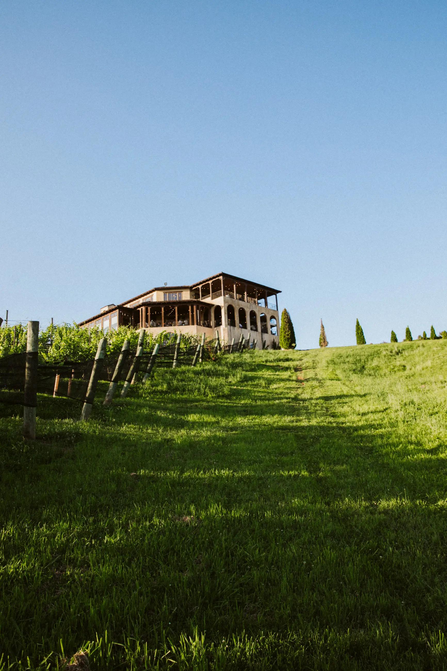 vineyard summer italian wedding