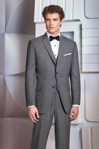 Style Ike Evening Grey Plaid Hamilton Suit Jim's Formal Wear #0 default thumbnail