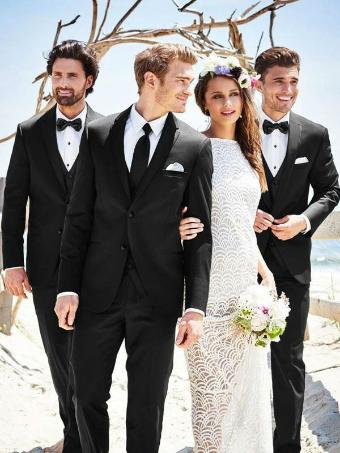 Style Michael Kors Black Sterling Wedding Suit Jim's Formal Wear #4 thumbnail
