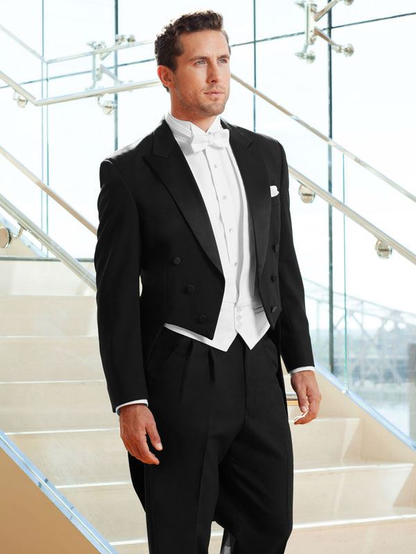 White tuxedo hot sale with tails